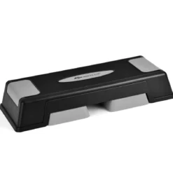 Höhenverstellbarer Aerobic Stepper mit 3 Stufen 12 / 17 / 22 cm Fitness Stepper Grau