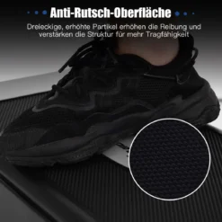 Höhenverstellbarer Aerobic Stepper mit 3 Stufen 12 / 17 / 22 cm Fitness Stepper Grau