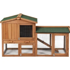 Hühnerstall Holz Hühnerhaus wetterfest Kaninchenkäfig Hühnervoliere Kaffee