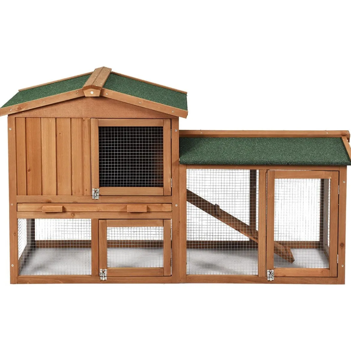 Hühnerstall Holz Hühnerhaus wetterfest Kaninchenkäfig Hühnervoliere Kaffee