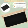 Hochbeet mit Spalier und Ablage Blumenbeet mit Ablauflöchern Gartenbeet Pflanzkasten Holz Blumenkasten 116 x 59 x 150 cm Natur