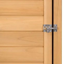 Holz Gartenschrank Gerätehaus Geräteschuppen Geräteschrank 70 x 36 x 177 cm
