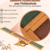 Holz-Hund Agility Wippe Hunde-Übungs- & Spielset Outdoor-Laufspielzeug Kletterplattform Gelb