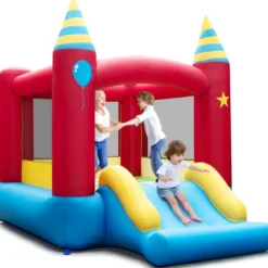 Hüpfburg Kinderhüpfhaus Tragbares Spielparadies 190 x 260 x 205 cm