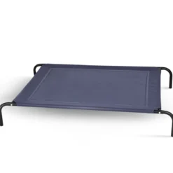 Hundebett Hundeliege outdoor Haustierbett Hund 130 x 90 x 20 cm Grau