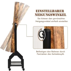 2-in-1 abschließbarer Schmuckschrank mit Ganzkörperspiegel und Ablage Schmuck Spiegelschrank stehend