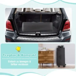 4-in-1-Babybett Tragbares Beistellbett mit Wiege & Wickeltisch