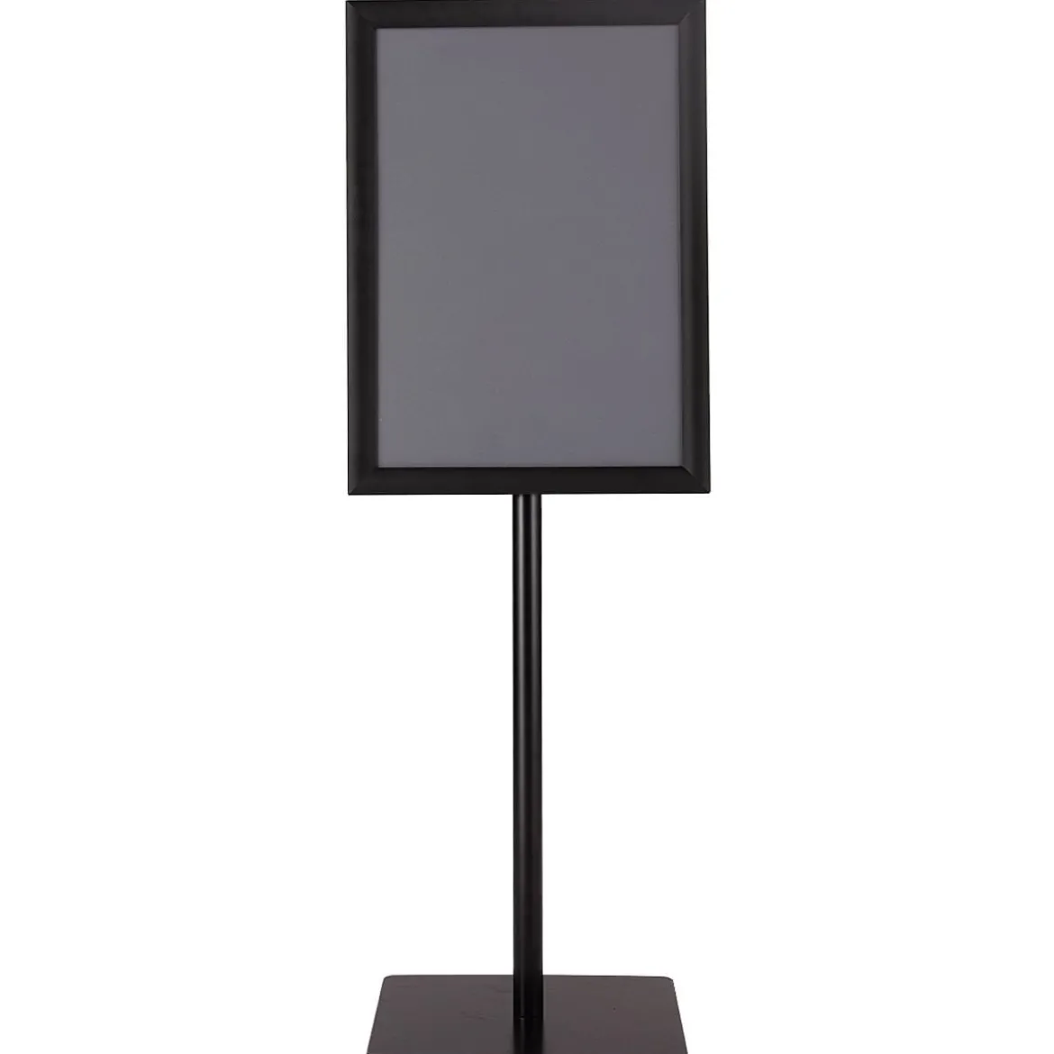 Infoständer A3 Höhenverstellbarer Abnehmbarer Plakatständer Plakat Silber/ Schwarz 42 x 29,5 cm