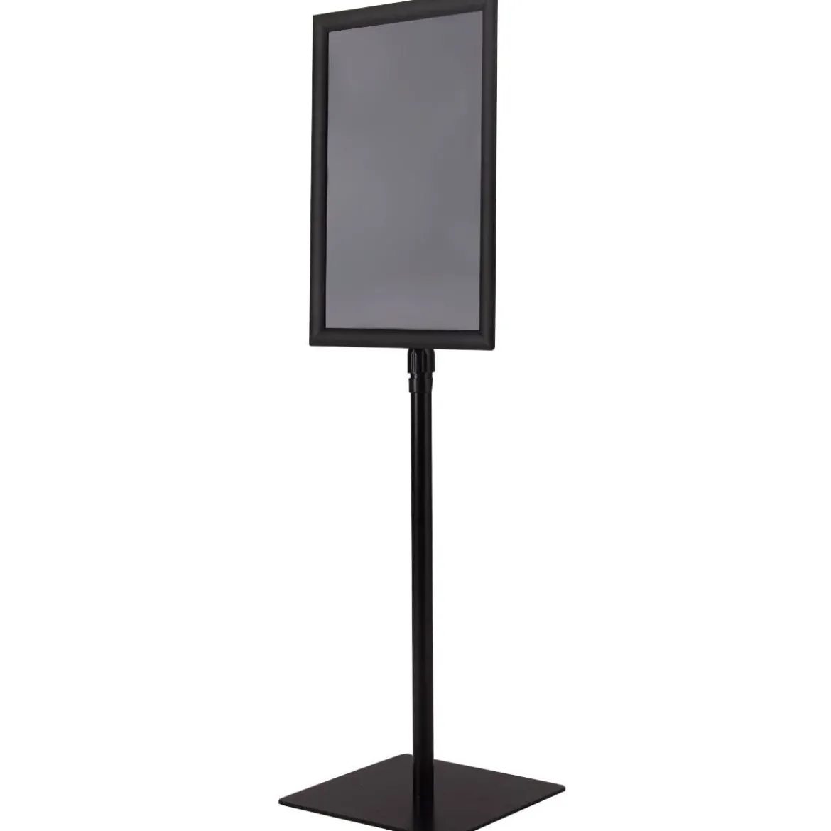 Infoständer A3 Höhenverstellbarer Abnehmbarer Plakatständer Plakat Silber/ Schwarz 42 x 29,5 cm
