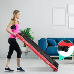 2 in 1 Klappbares Laufband 2,25 HP Tragbares Elektrisches Laufband