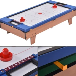 4 in 1 Multifunktionsspieltisch Multispieltisch Multigame Tischfußball Billard Tischtennis Hockey