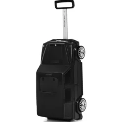 2 in 1 Rutschauto kinderkoffer Kinder Reisekoffer Kofferset 60 x 31 x 26 cm Schwarz