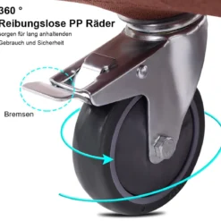 3 in 1 Schlafsessel Schlafsofa Klappbett Gästebett Klappsessel Braun