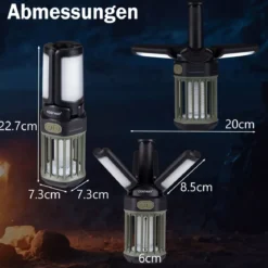Insektenvernichter Elektrisch Klappbare Insektenfalle Outdoor Wasserfeste Fliegenfalle
