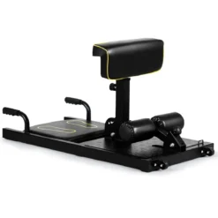 8 in 1 Sissy Squat Kniebeugentrainer Beintrainer Fitnessgerät Schwarz