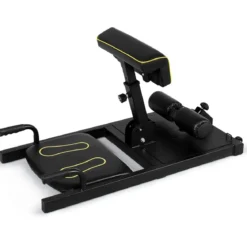 8 in 1 Sissy Squat Kniebeugentrainer Beintrainer Fitnessgerät Schwarz
