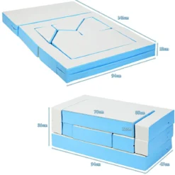 4 in 1 Spielsofa Vielseitiges Kindersofa Kinder Sitzgruppe Blau