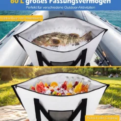 Isolierte Fisch-Kühltasche für Gefangene Fisch-Tötungstasche Angeltaschen 98 x 46 x 50 cm