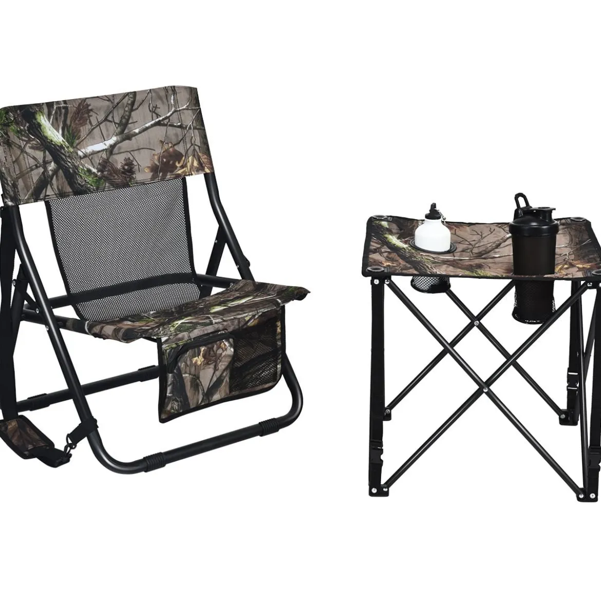 Jagdstuhl Campingstuhl Klappstuhl Faltbarer Unauffälliger Truthahn-Jagdstuhl 52x49x70 cm Tarnfarben