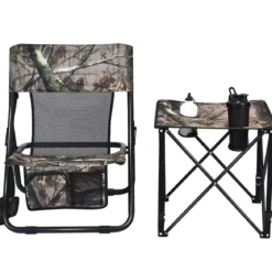 Jagdstuhl Campingstuhl Klappstuhl Faltbarer Unauffälliger Truthahn-Jagdstuhl 52x49x70 cm Tarnfarben