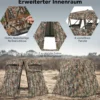 Jagdzelt für 2–3 Personen 360° durchsichtiges Tarnzelt für die Hirsch- und Wildschweinjagd