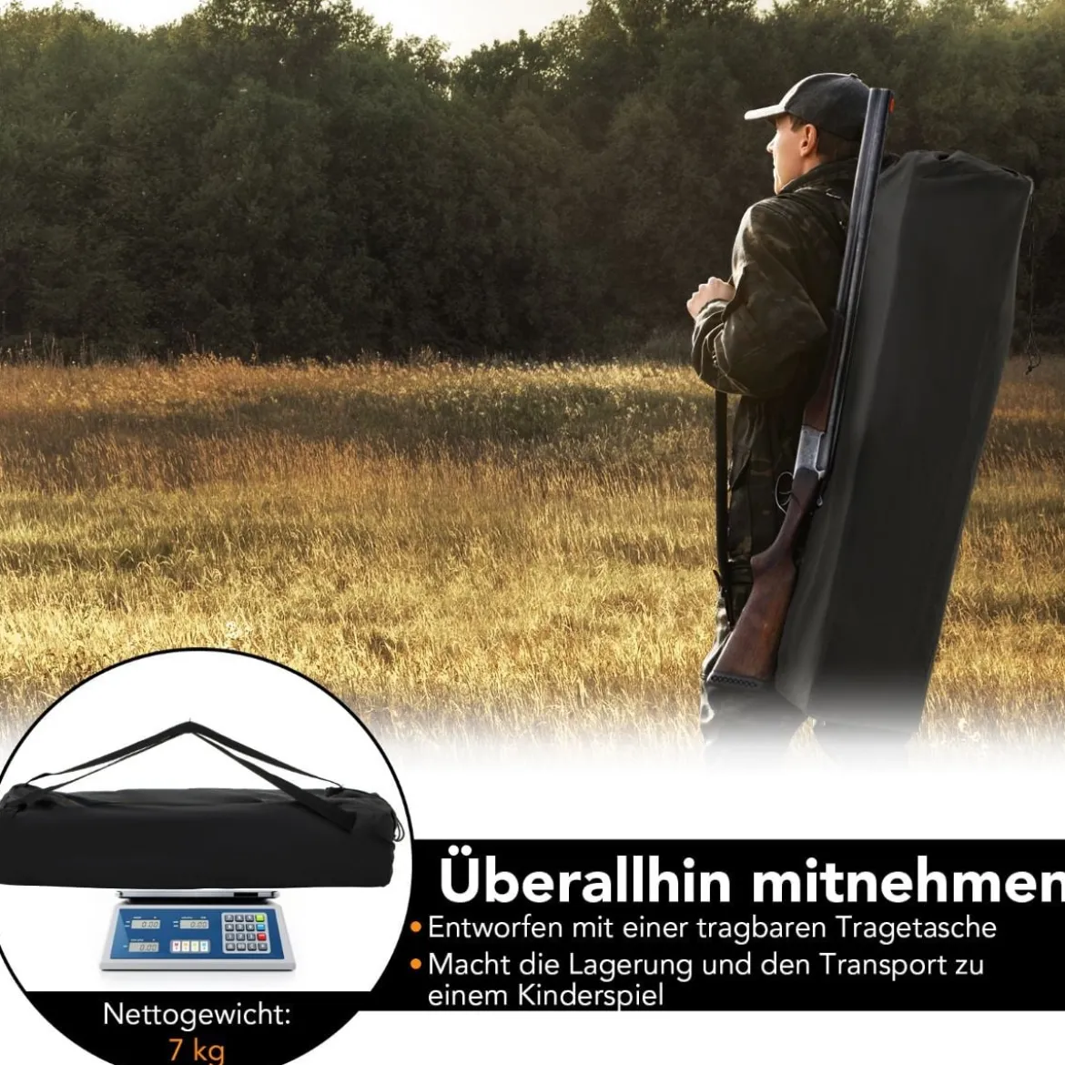 Jagdzelt für 2–3 Personen 360° durchsichtiges Tarnzelt für die Hirsch- und Wildschweinjagd