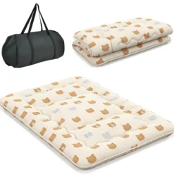 Japanische Futon Matratze Tatami-Matte Bodenmatratze Braunbär 140 x 200 cm