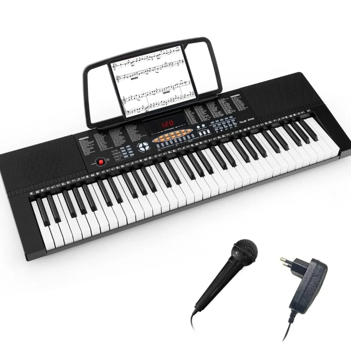 Keyboard Piano für Anfänger mit 61 Tasten Digitalpiano mit 300 Tönen