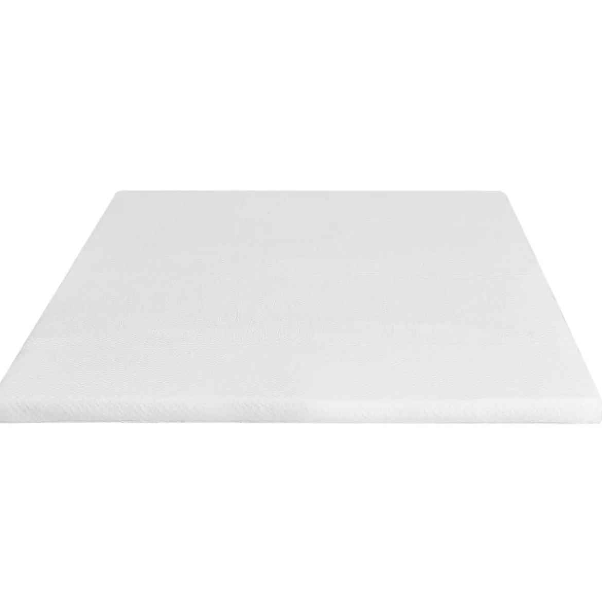 Kühlender Gel-Topper Matratzenauflage mit abnehmbarem Bezug 200 x 140 x 5 cm Weiß