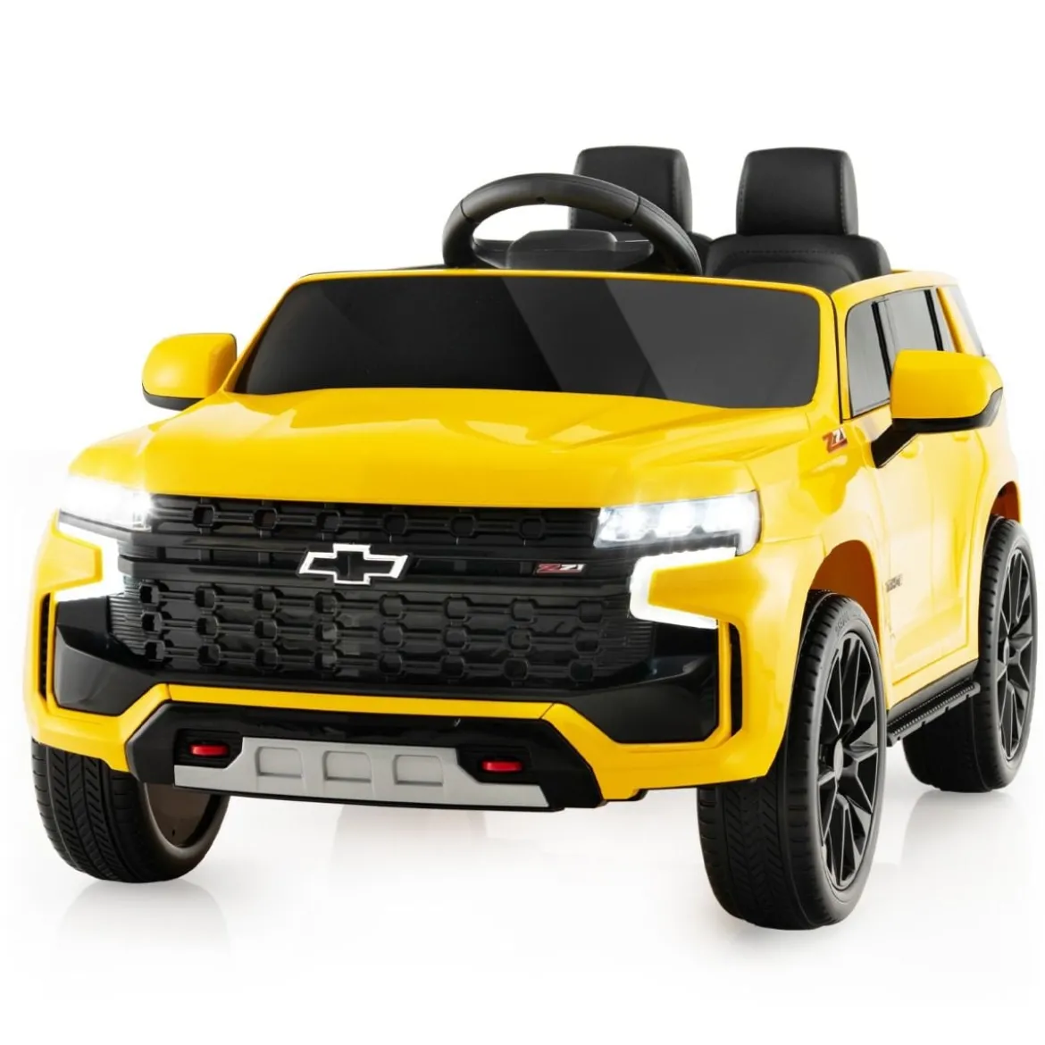 Kinder Chevrolet Elektroauto mit 2,4G Fernsteuerung & Federung & Lichtern & Musik Kinderauto