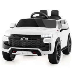 Kinder Chevrolet Elektroauto mit 2,4G Fernsteuerung & Federung & Lichtern & Musik Kinderauto