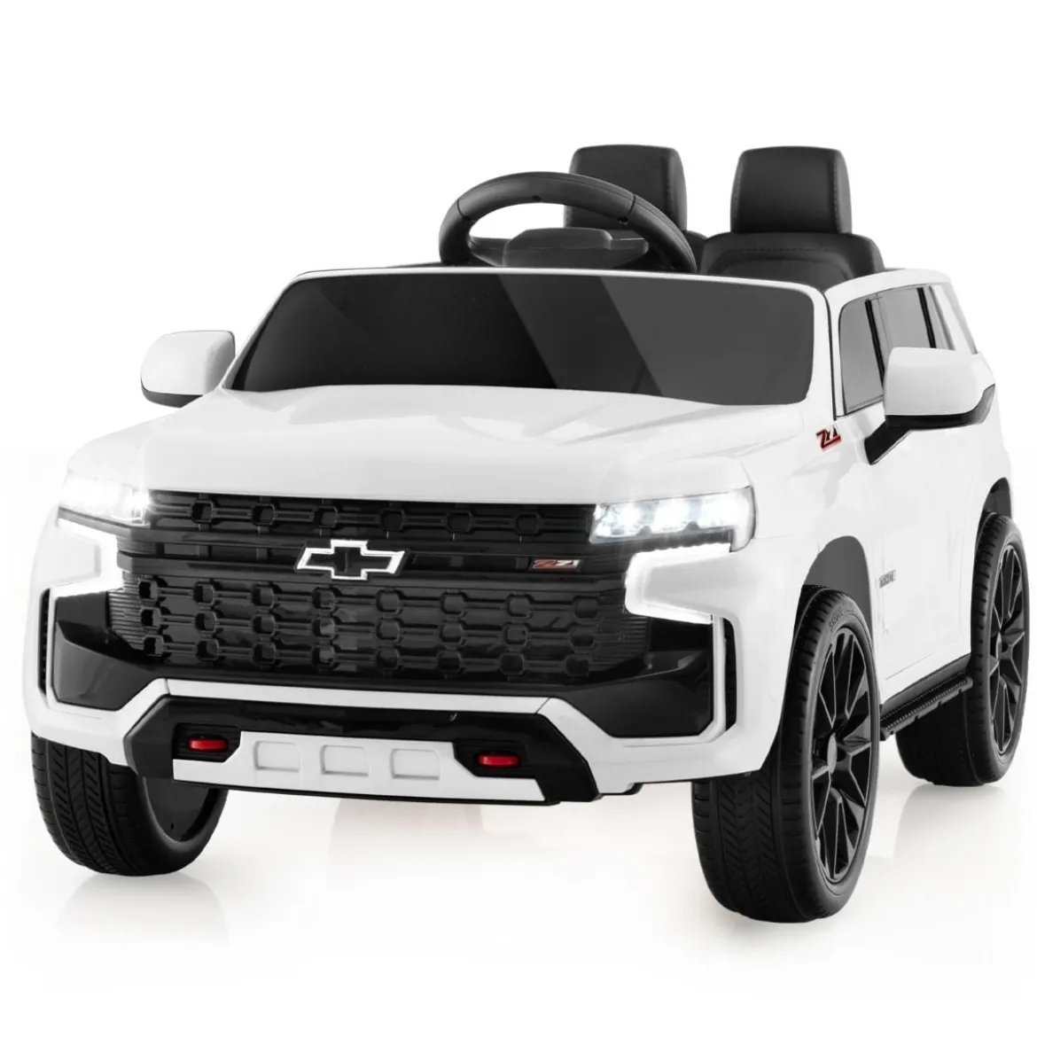 Kinder Chevrolet Elektroauto mit 2,4G Fernsteuerung & Federung & Lichtern & Musik Kinderauto