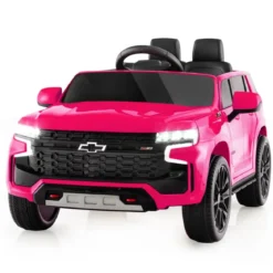Kinder Chevrolet Elektroauto mit 2,4G Fernsteuerung & Federung & Lichtern & Musik Kinderauto