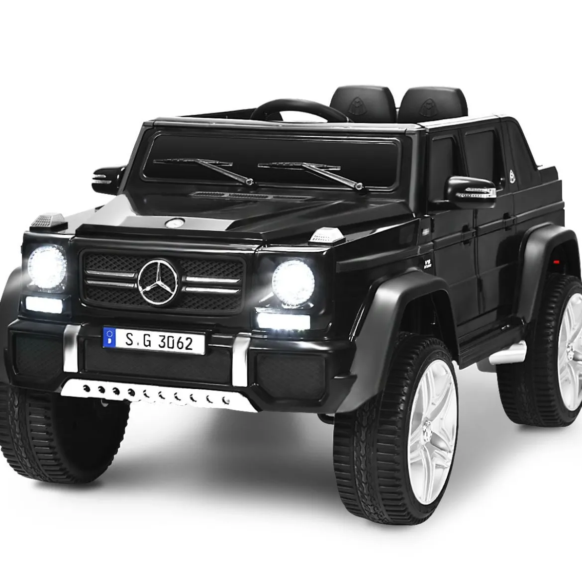 Kinder Elektroauto mit Fernbedienung Lizenzierter Mercedes-Benz Maybach Batteriebetriebener Jeep