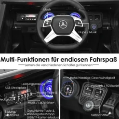Kinder Elektroauto mit Fernbedienung Lizenzierter Mercedes-Benz Maybach Batteriebetriebener Jeep