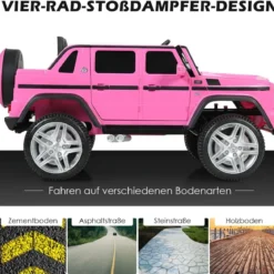 Kinder Elektroauto mit Fernbedienung Lizenzierter Mercedes-Benz Maybach Batteriebetriebener Jeep
