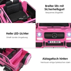 Kinder Elektroauto mit Fernbedienung Lizenzierter Mercedes-Benz Maybach Batteriebetriebener Jeep