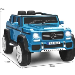 Kinder Elektroauto mit Fernbedienung Lizenzierter Mercedes-Benz Maybach Batteriebetriebener Jeep