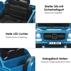 Kinder Elektroauto mit Fernbedienung Lizenzierter Mercedes-Benz Maybach Batteriebetriebener Jeep