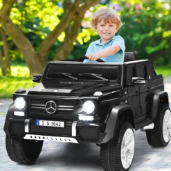 Kinder Elektroauto mit Fernbedienung Lizenzierter Mercedes-Benz Maybach Batteriebetriebener Jeep