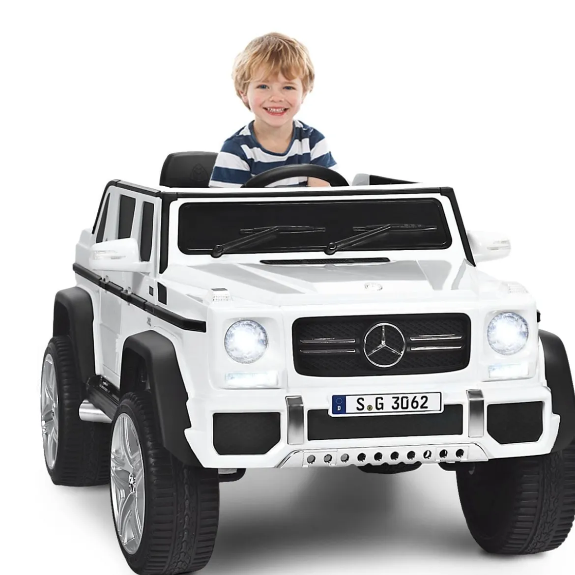 Kinder Elektroauto mit Fernbedienung Lizenzierter Mercedes-Benz Maybach Batteriebetriebener Jeep