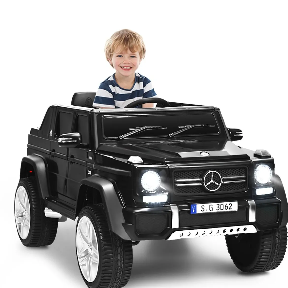 Kinder Elektroauto mit Fernbedienung Lizenzierter Mercedes-Benz Maybach Batteriebetriebener Jeep