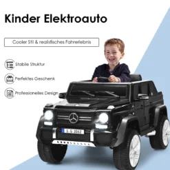 Kinder Elektroauto mit Fernbedienung Lizenzierter Mercedes-Benz Maybach Batteriebetriebener Jeep