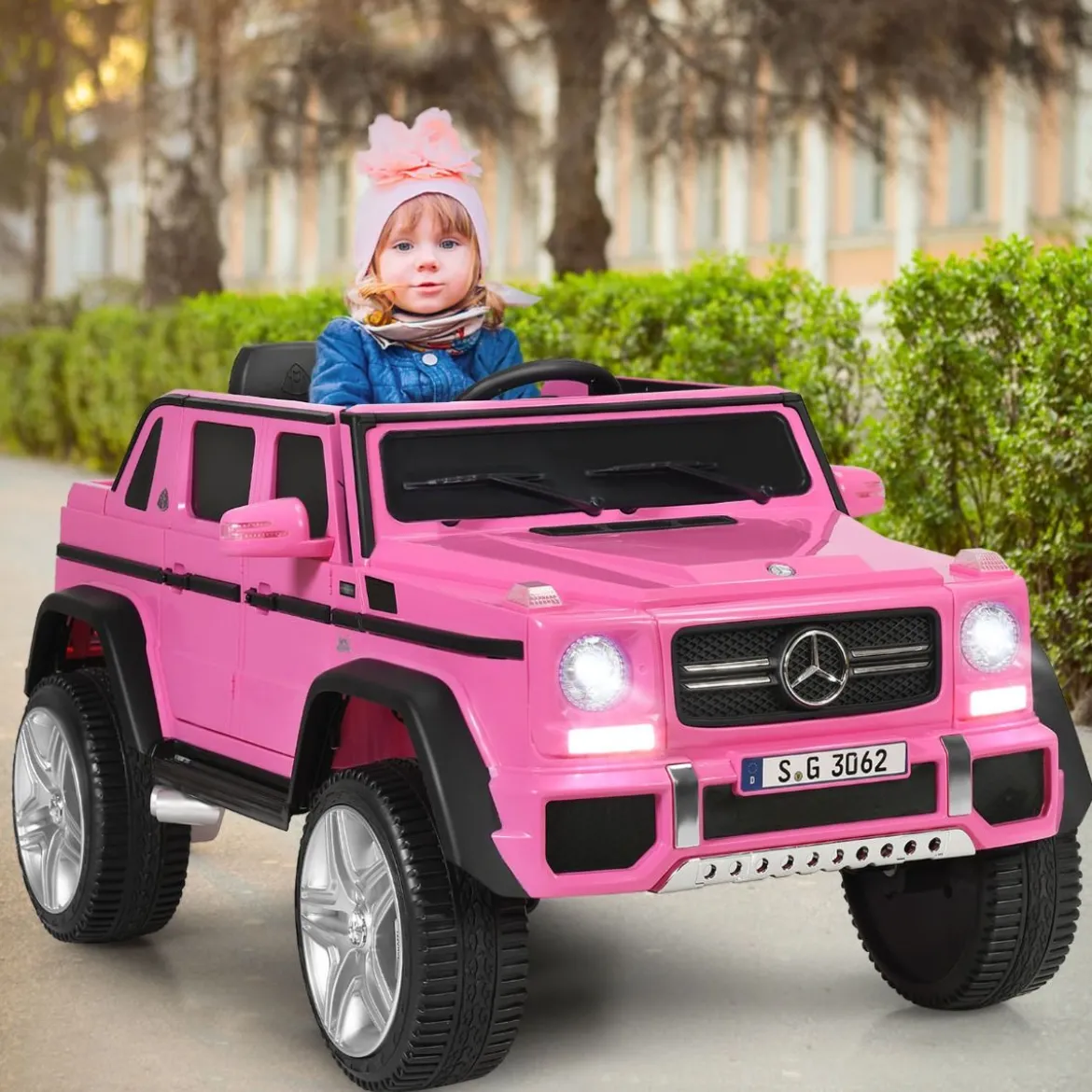 Kinder Elektroauto mit Fernbedienung Lizenzierter Mercedes-Benz Maybach Batteriebetriebener Jeep