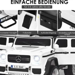 Kinder Elektroauto mit Fernbedienung Lizenzierter Mercedes-Benz Maybach Batteriebetriebener Jeep