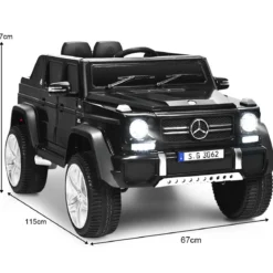 Kinder Elektroauto mit Fernbedienung Lizenzierter Mercedes-Benz Maybach Batteriebetriebener Jeep