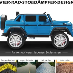 Kinder Elektroauto mit Fernbedienung Lizenzierter Mercedes-Benz Maybach Batteriebetriebener Jeep