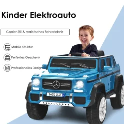 Kinder Elektroauto mit Fernbedienung Lizenzierter Mercedes-Benz Maybach Batteriebetriebener Jeep