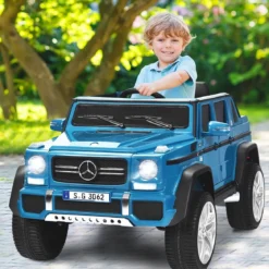 Kinder Elektroauto mit Fernbedienung Lizenzierter Mercedes-Benz Maybach Batteriebetriebener Jeep