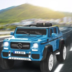 Kinder Elektroauto mit Fernbedienung Lizenzierter Mercedes-Benz Maybach Batteriebetriebener Jeep